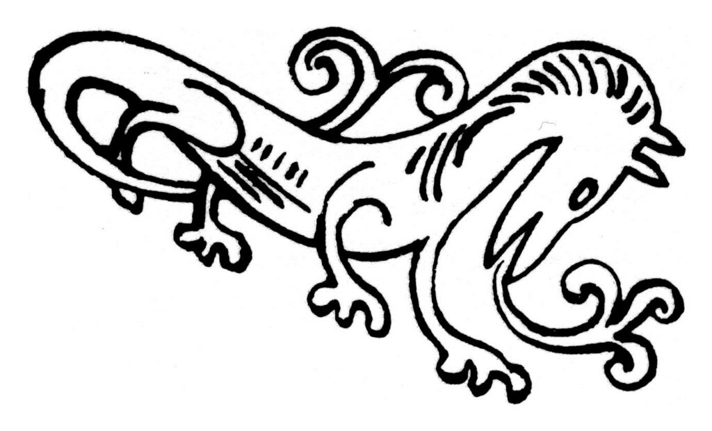 Dragon - Theodor Severin Kittelsen Tablo