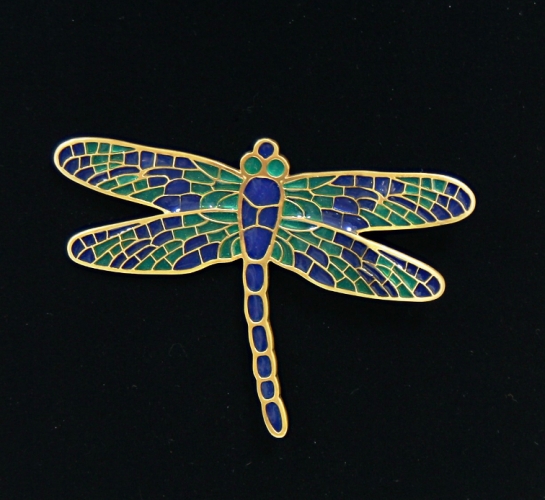 Dragonfly pin – Louis Comfort Tiffany Tablo