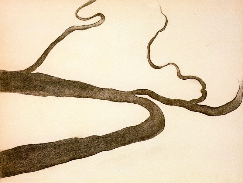 Drawing IX - Georgia O'Keeffe Tablo