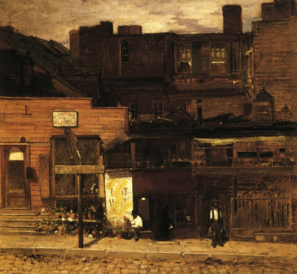Duane Street, New York (1877) – Louis Comfort Tiffany Tablo
