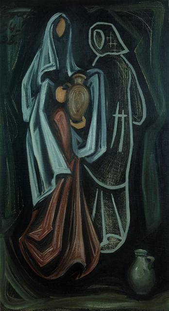 Dvě ženy s džbánky (1934) - Josef Čapek Tablo