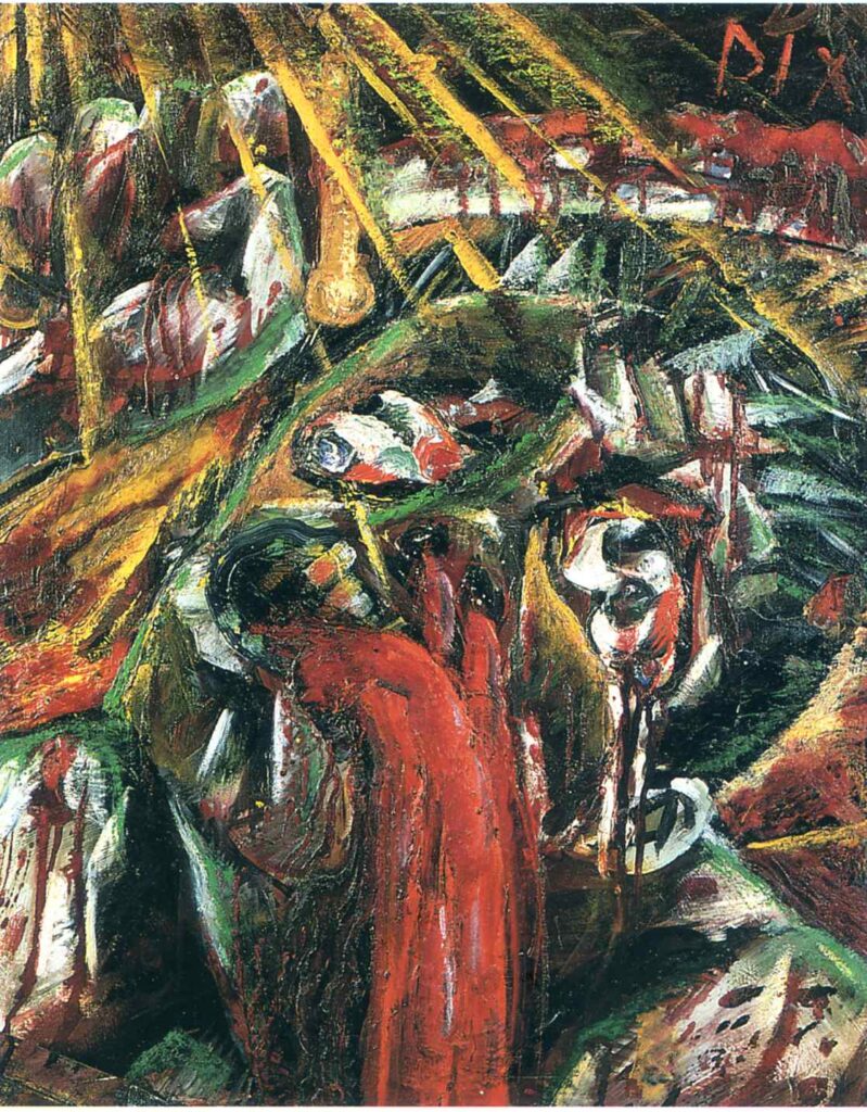 Dying Warrior (1915) - Otto Dix Tablo