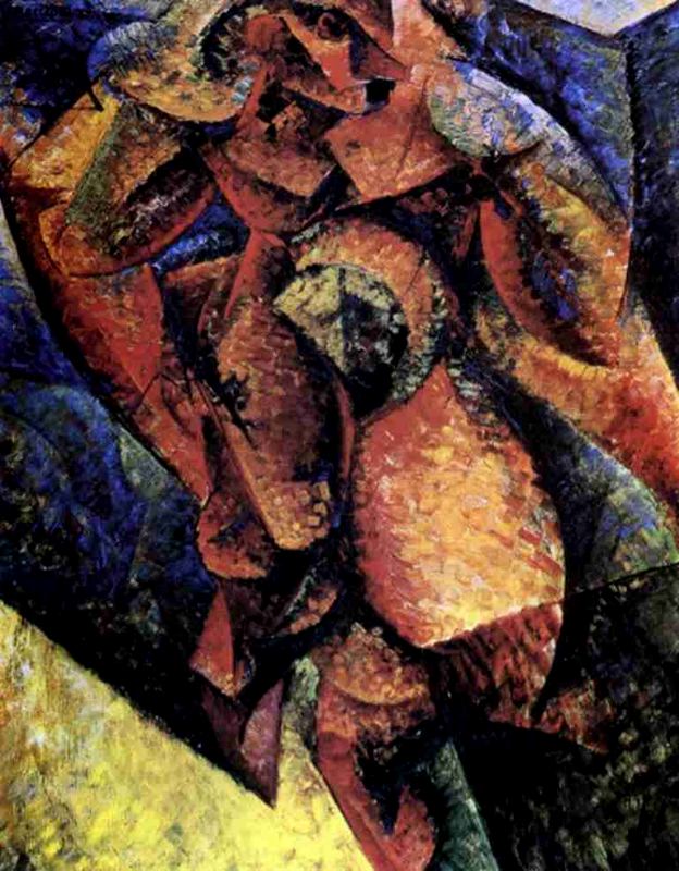 Dynamism of a Human Body – Umberto Boccioni Tablo