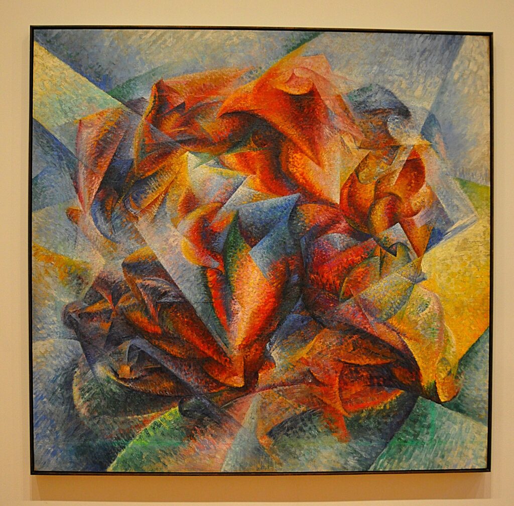 Dynamism of a Soccer Player (1913) – Umberto Boccioni Tablo