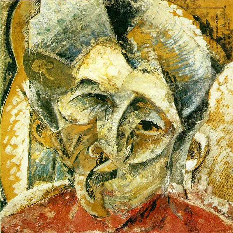 Dynamism of a Woman’s Head (1914) – Umberto Boccioni Tablo