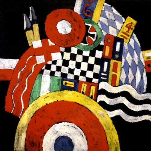 E (1915) - Marsden Hartley Tablo