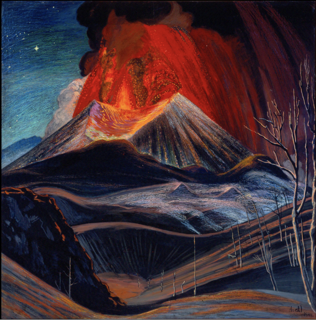 ERUPCIÓN DEL PARICUTÍN - Dr. Atl Tablo