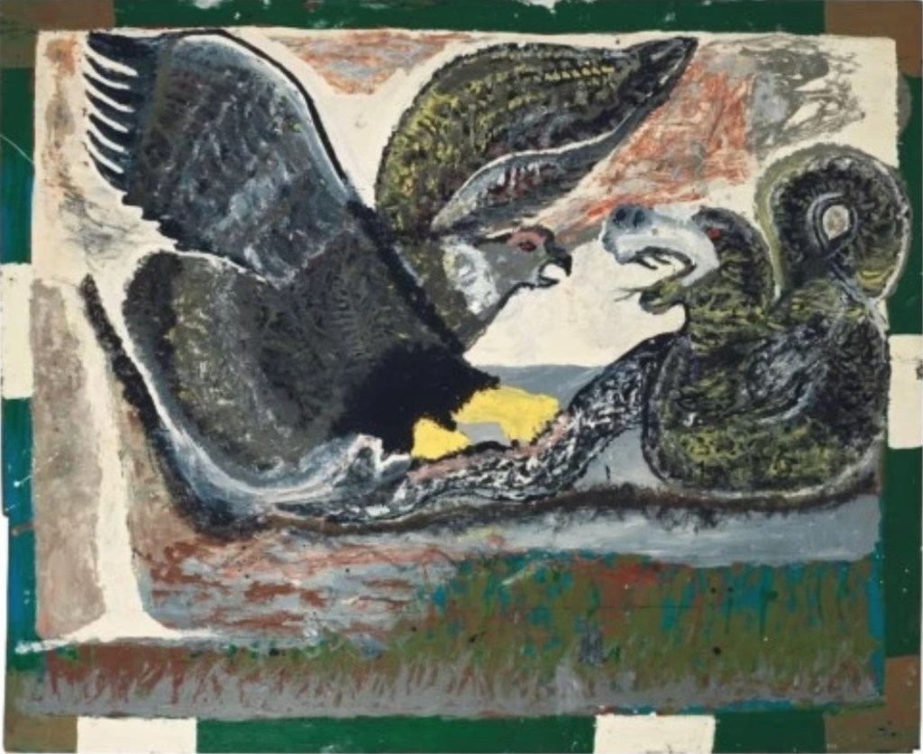 Eagle and Snake - William Hawkins Tablo