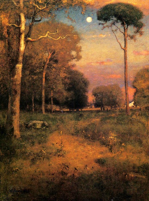 Early Moonrise, Florida (1893) - George Inness Tablo