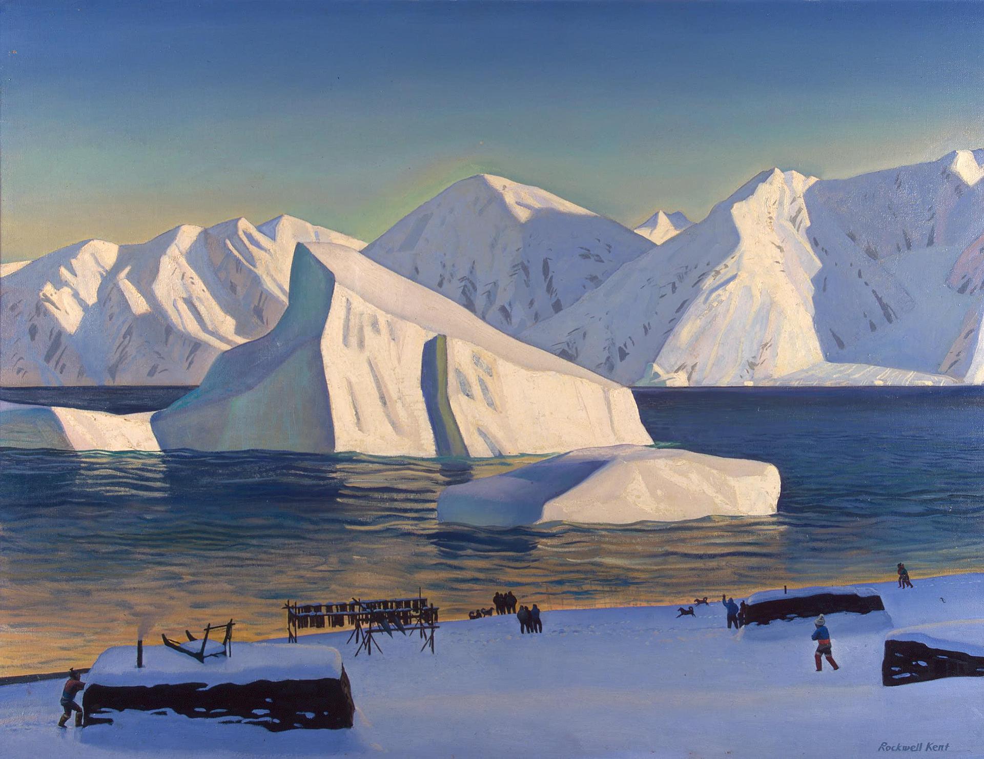 Early November, North Greenland (1933) - Rockwell Kent Tablo