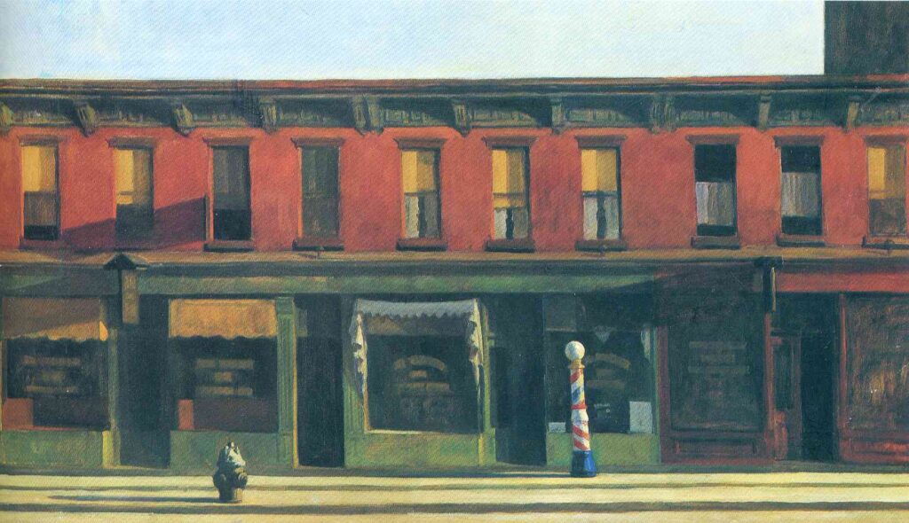 Early Sunday Morning (1930) - Edward Hopper Tablo