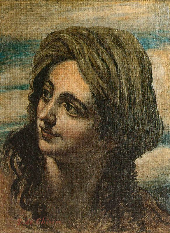 Eastern woman’s head (1950) – Giorgio de Chirico Tablo