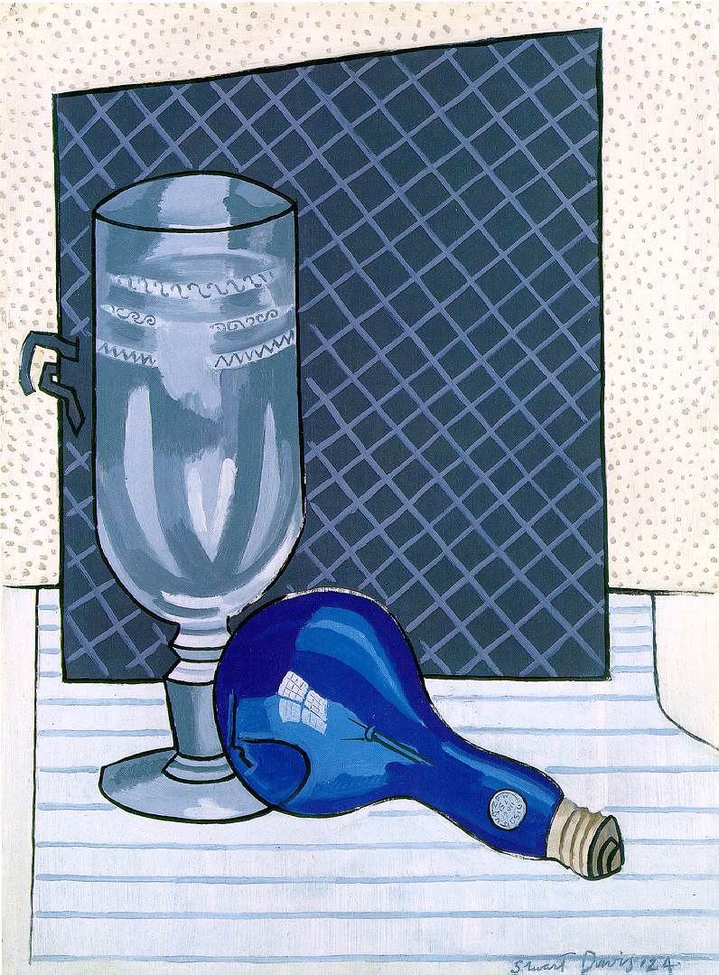 Edison Mazda (1924) - Stuart Davis Tablo