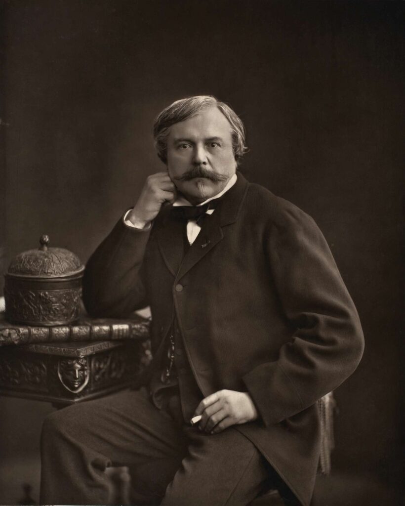 Edmond De Goncourt (1877) - Félix Nadar Tablo