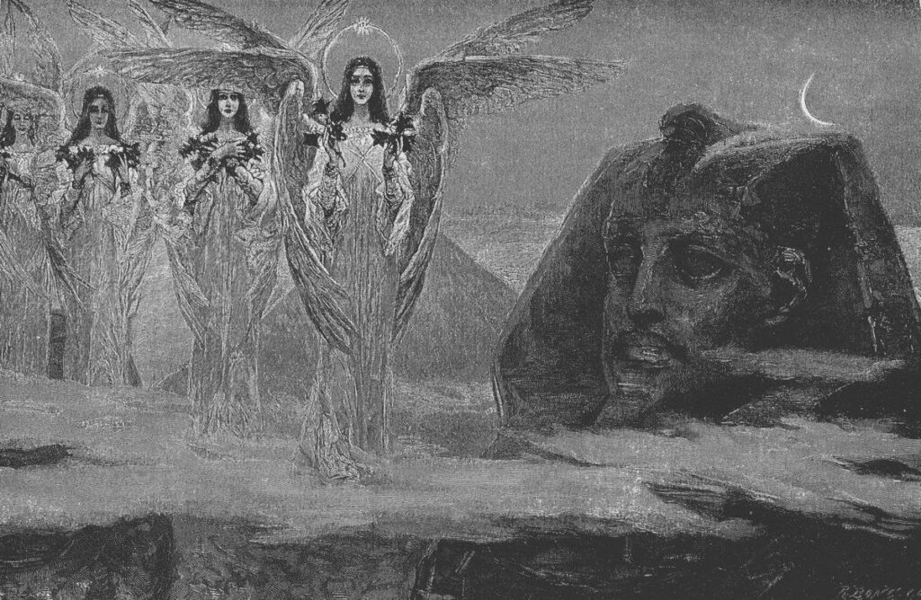 Egypt Receives the Light - Wilhelm Kotarbinski Tablo
