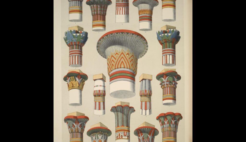 Egyptian no. 3 - Owen Jones Tablo