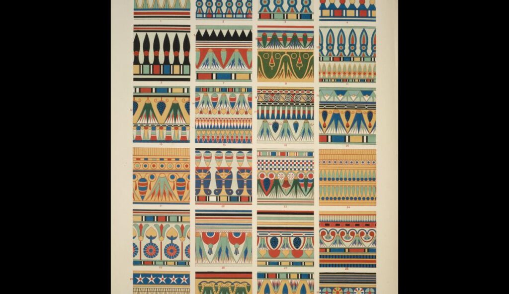 Egyptian no. 4 – Owen Jones Tablo