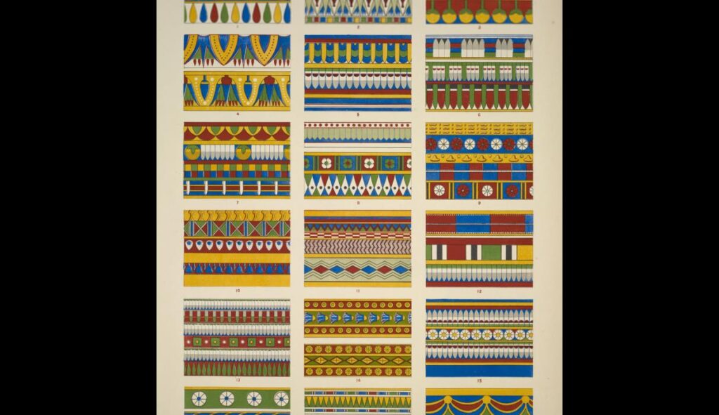 Egyptian no. 5 - Owen Jones Tablo