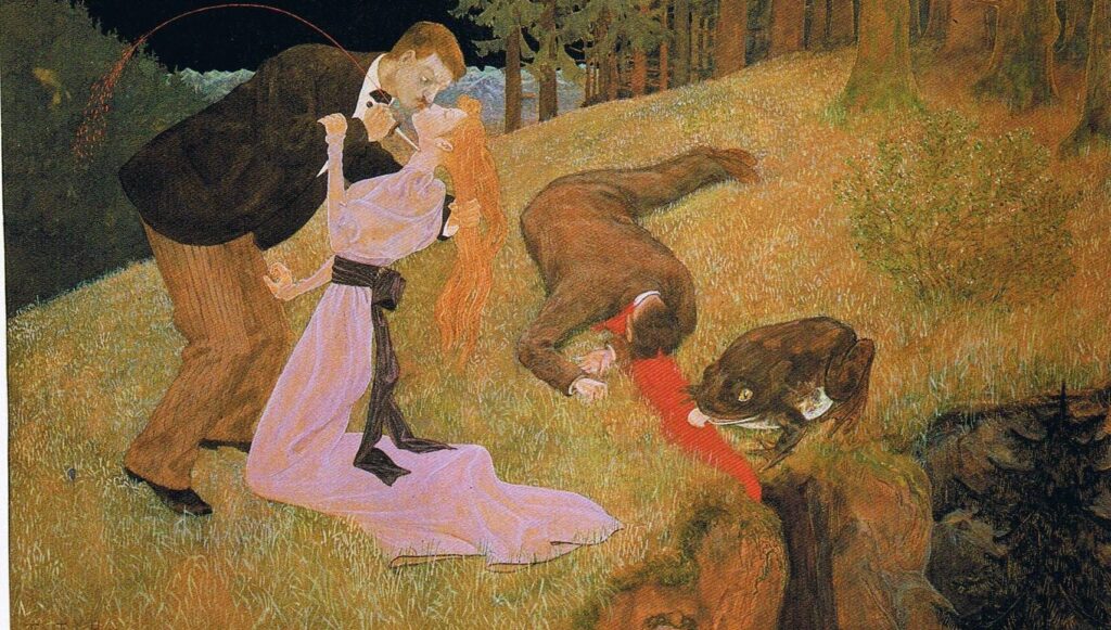 Eifersucht - Thomas Theodor Heine Tablo