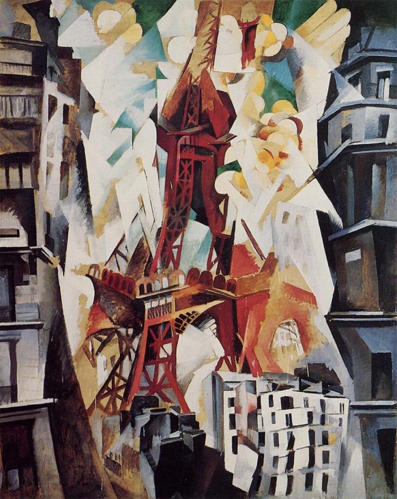 Eiffel Tower (1909) - Robert Delaunay Tablo