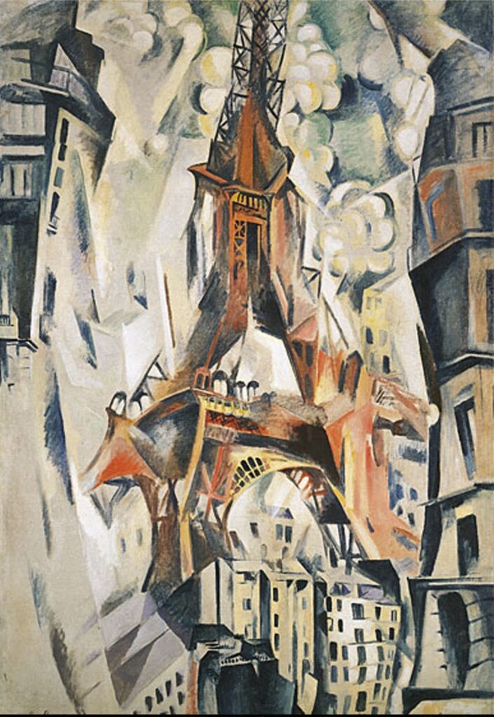 Eiffel Tower (1911) - Robert Delaunay Tablo