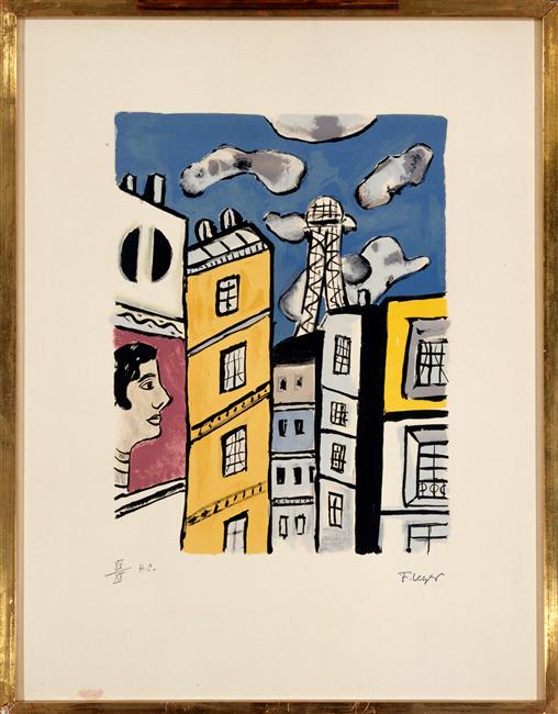 Eiffel Tower - Fernand Léger Tablo