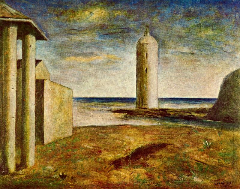 El Faro (1928) – Carlo Carrà Tablo
