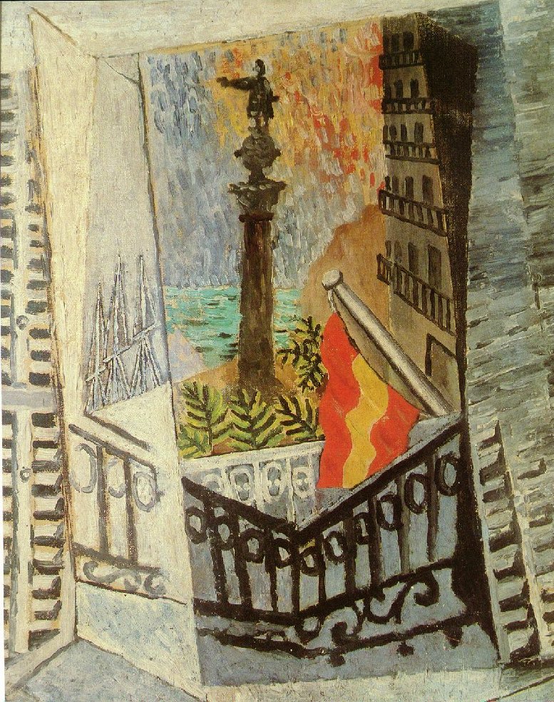 El Paseo de Colon (1917) - Pablo Picasso Tablo