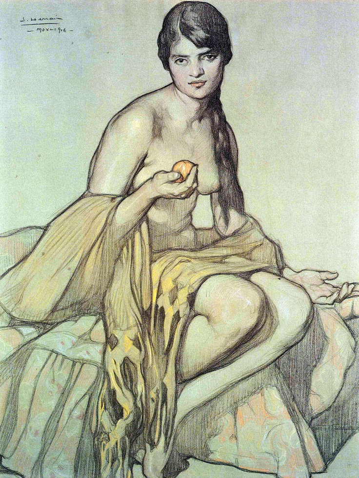 El rebozo (1916) – Saturnino Herrán Tablo