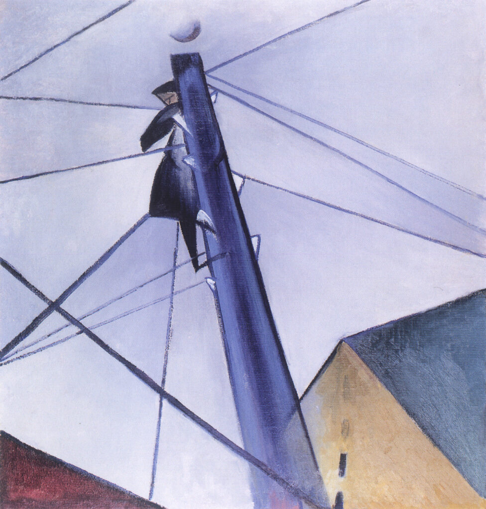 Electrician (1915) - Oleksandr Bogomazov Tablo