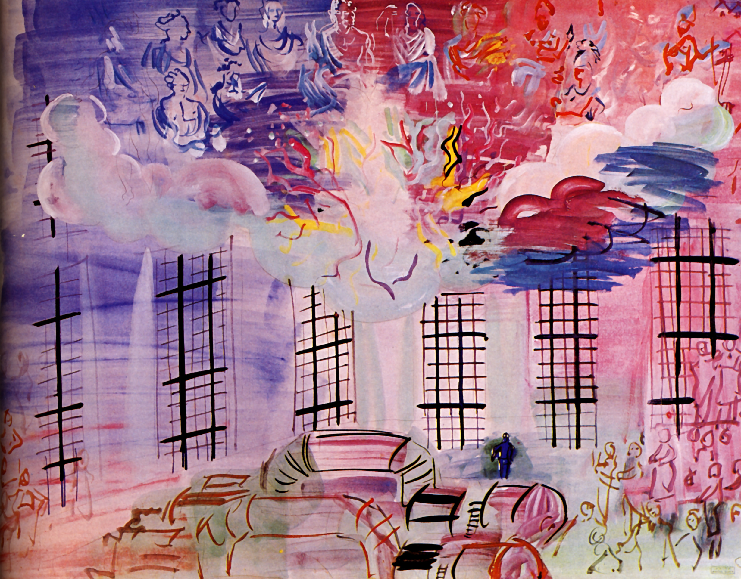 Electricity (1937) - Raoul Dufy Tablo