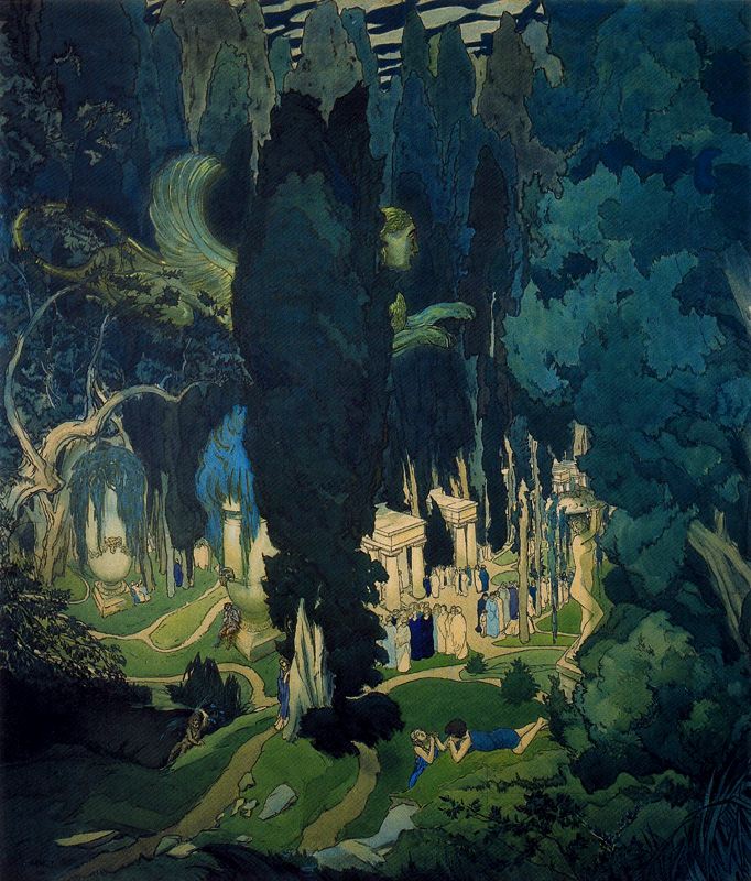 Elisium (1906) – Léon Bakst Tablo