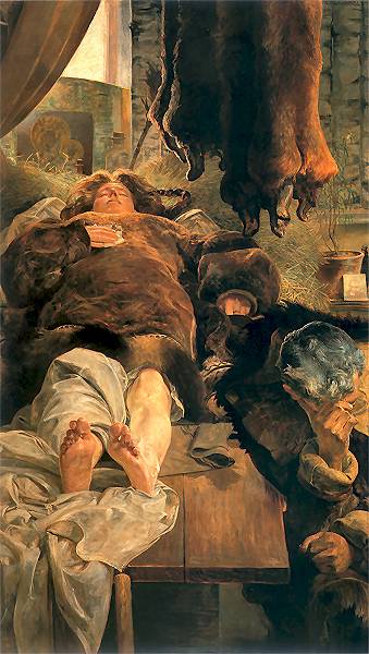 Elle death (1907) - Jacek Malczewski Tablo