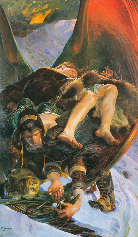 Eloe from Ellenai - Jacek Malczewski Tablo