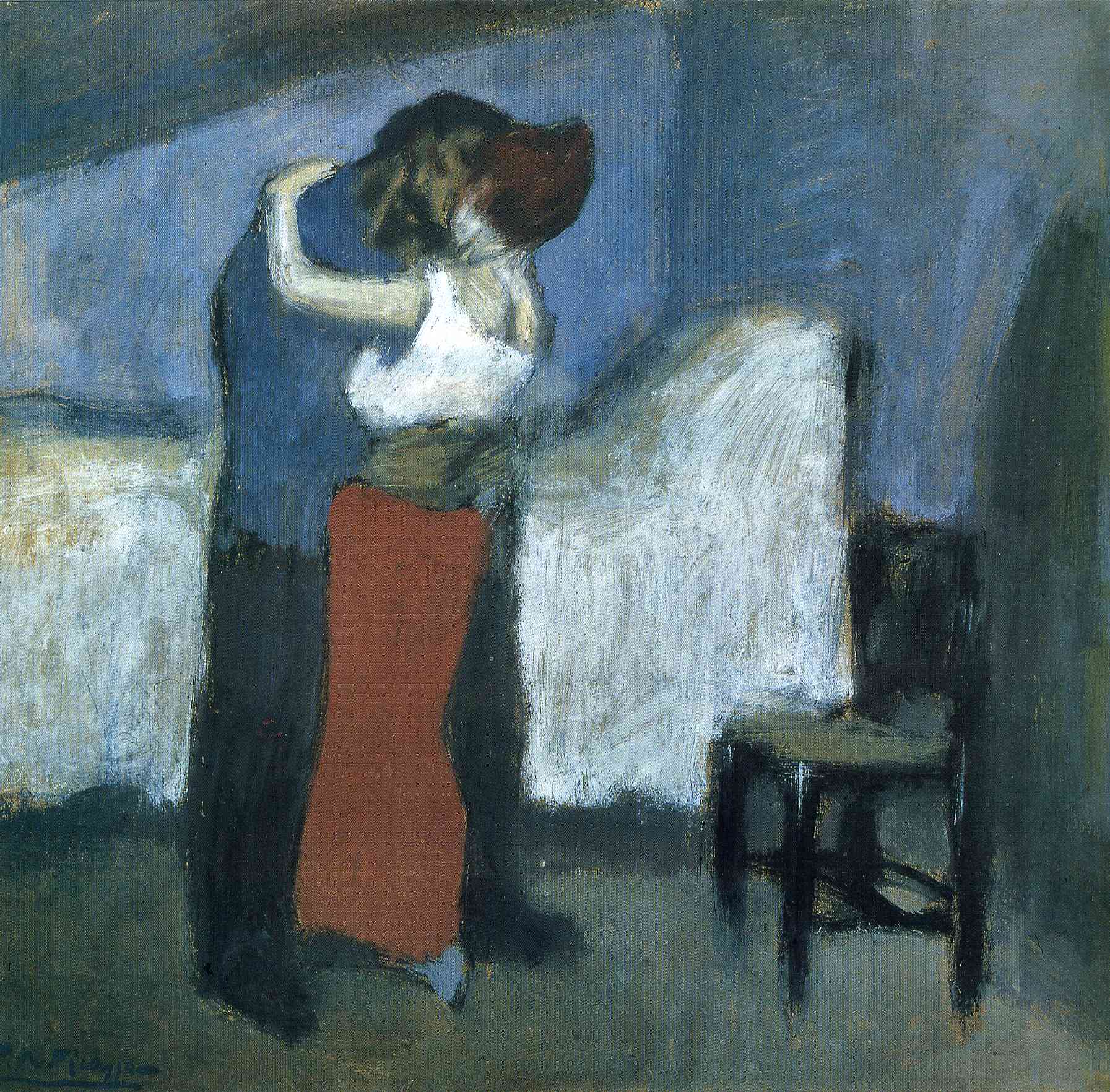 Embrace (1900) - Pablo Picasso Tablo