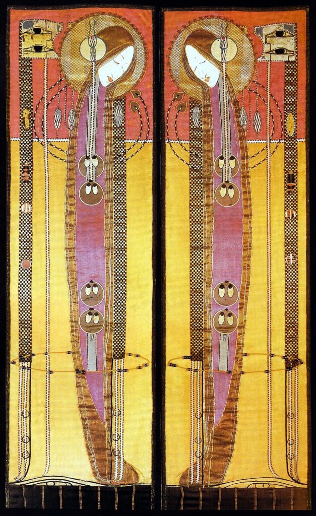 Embroidered Panels (1902) - Margaret Macdonald Tablo