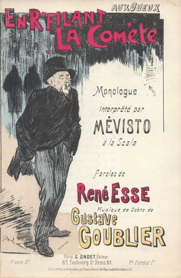 En R filant La Comete (1893) – Théophile Steinlen Tablo