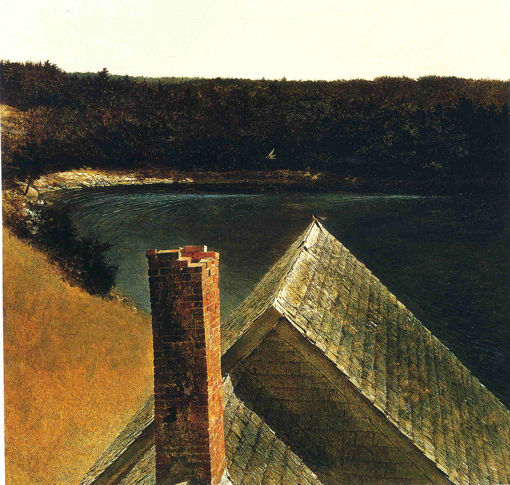 End of Olsons - Andrew Wyeth Tablo
