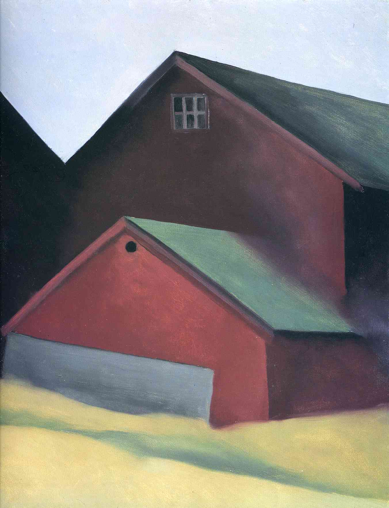 Ends Of Barns (1922) - Georgia O'Keeffe Tablo