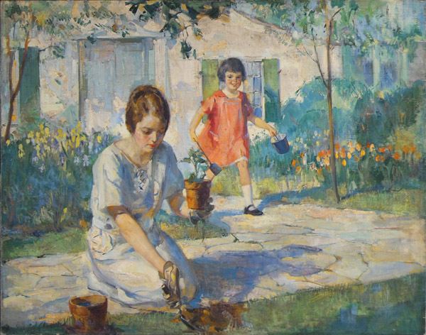 Energy to meet the languid moods of spring (Cream of Wheat) (1924) - Haddon Sundblom Tablo