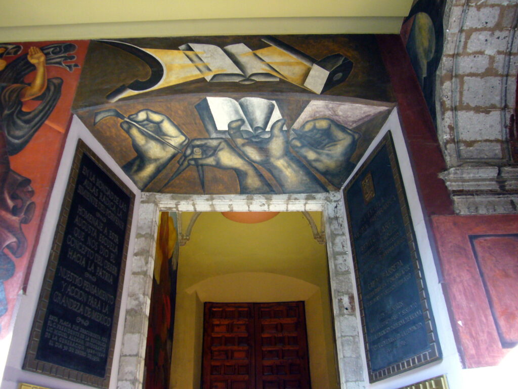 Entrance of Colegio de San Ildefonso (1926) – José Clemente Orozco Tablo