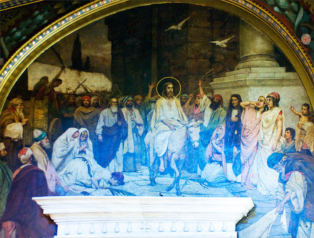 Entry into Jerusalem - Wilhelm Kotarbinski Tablo