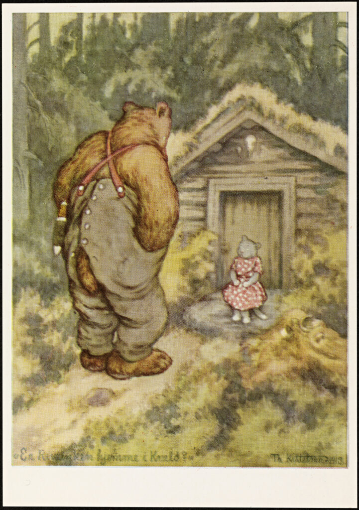 Er reveenken hjemme i kveld - Theodor Severin Kittelsen Tablo