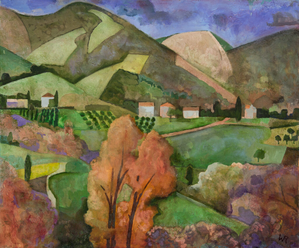 Etruscan Hills, Umbria - William Balthazar Rose Tablo