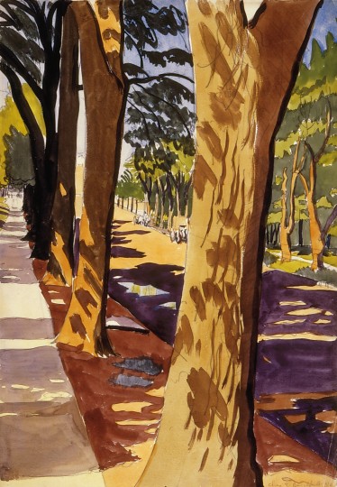 Euclid Avenue, May 31, 1916 (1916) - Charles E. Burchfield Tablo
