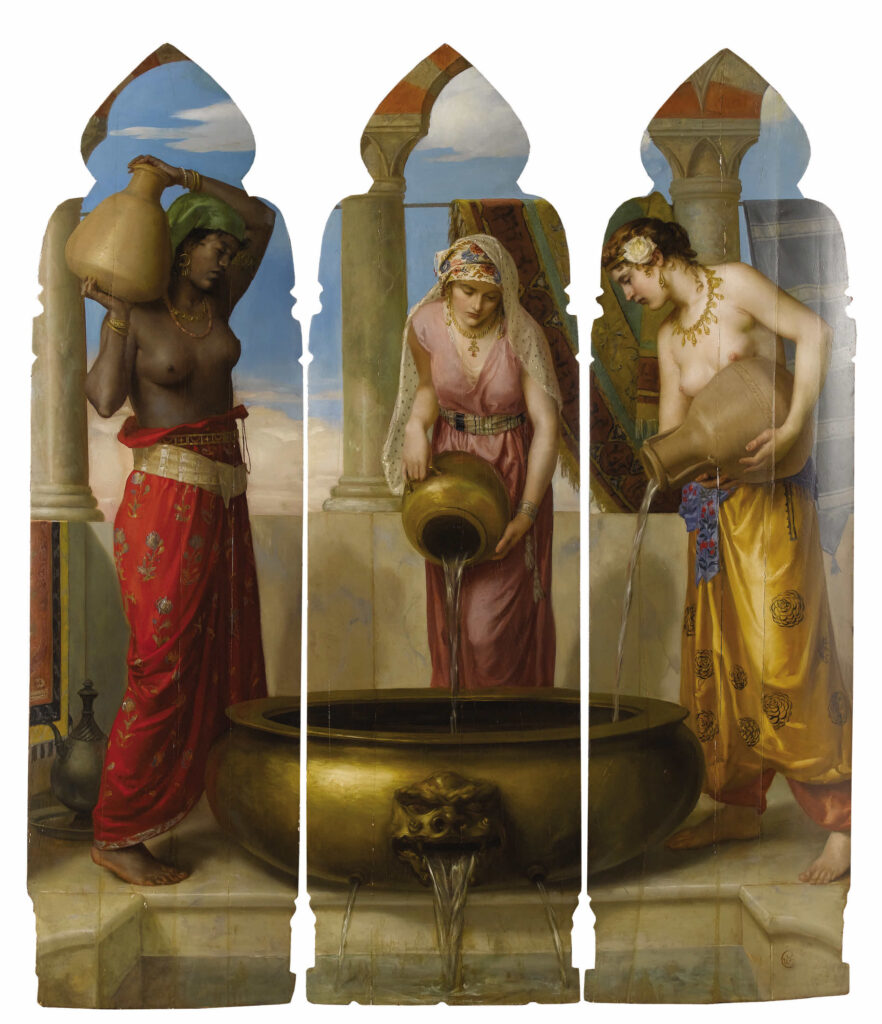 Europe, Asia, Africa (1870) – Walter Crane Tablo