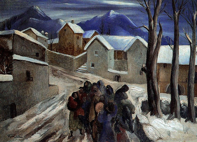 Evacuation of the Pyrenees (1941) – Vela Zanetti Tablo