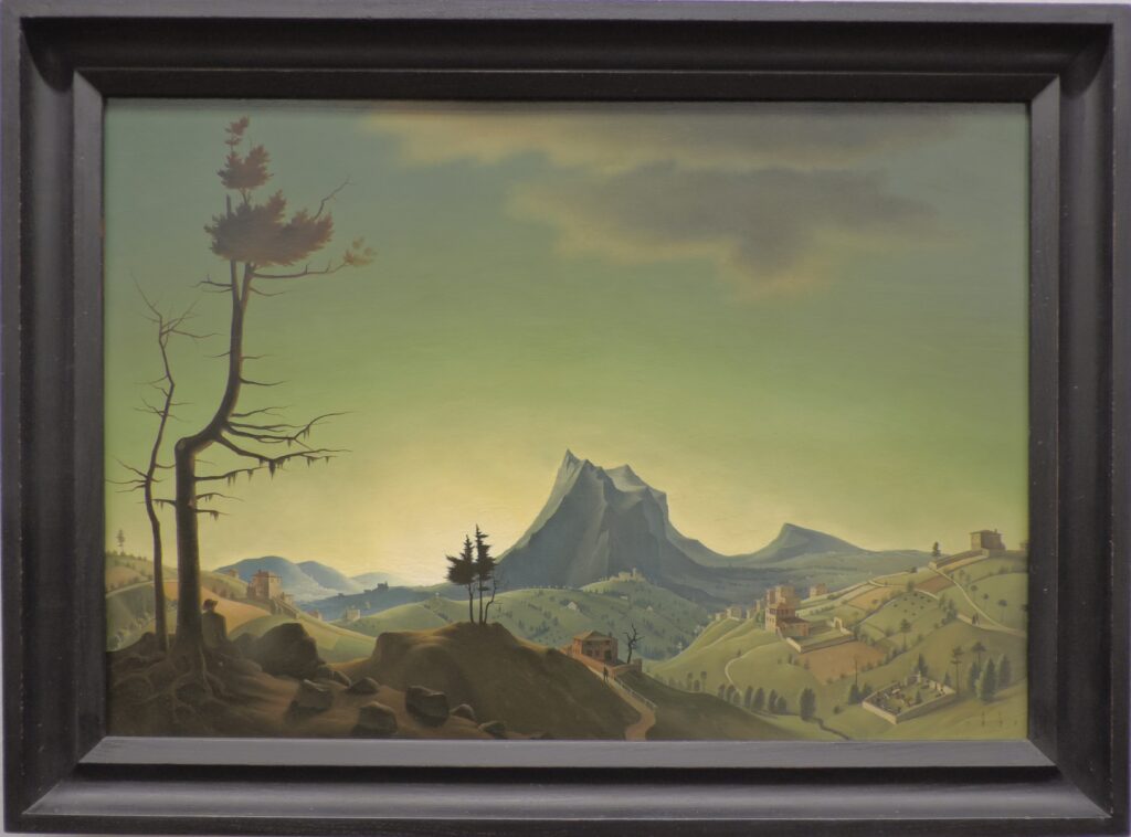Evening Landscape (1933) - Franz Sedlacek Tablo