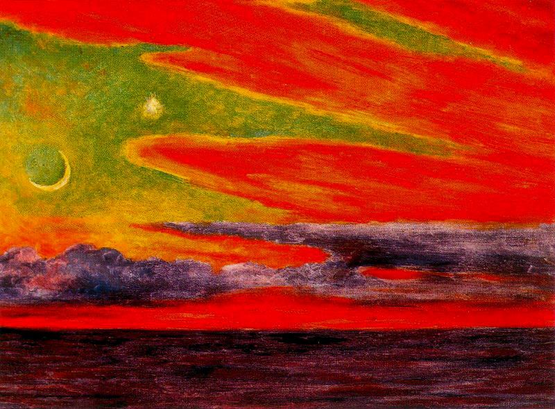 Evening Twilight at Acapulco (1956) – Diego Rivera Tablo