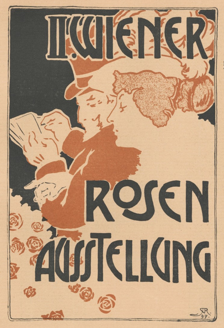 Exhibition Poster Sketch (1898) - Alfred Roller Tablo